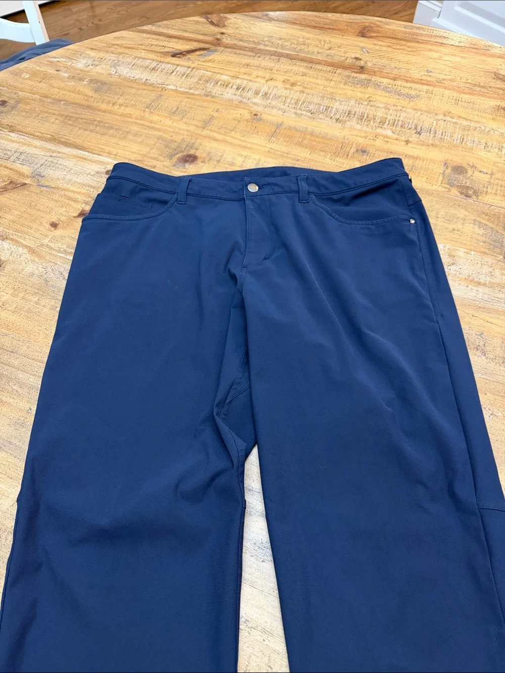 lululemon athletica Men's Dark Blue Straight-Leg Performance Pants
